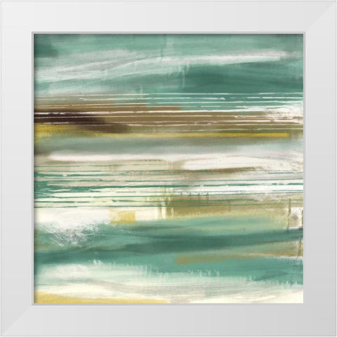 Cynthia Lines 2 White Modern Wood Framed Art Print by Alvarez, Cynthia