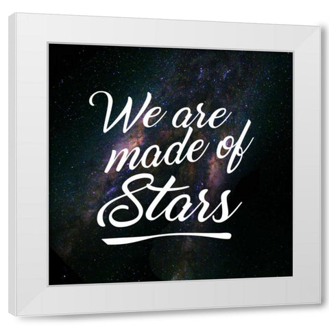 Insta D White Modern Wood Framed Art Print by Alvarez, Cynthia