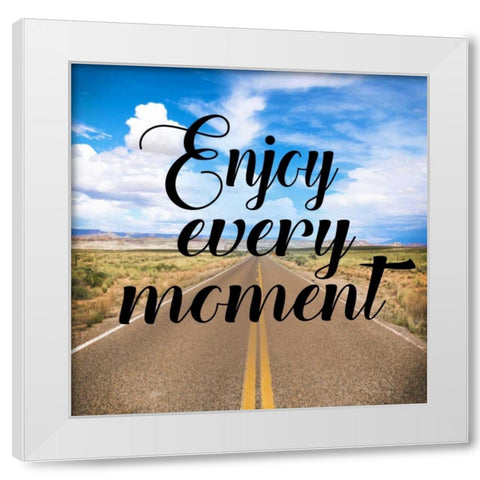 Insta E White Modern Wood Framed Art Print by Alvarez, Cynthia