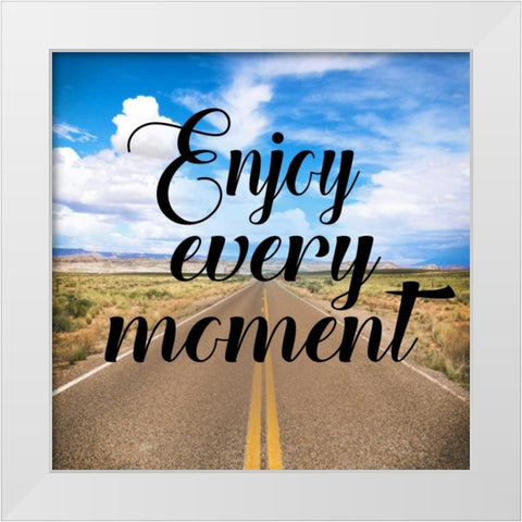 Insta E White Modern Wood Framed Art Print by Alvarez, Cynthia
