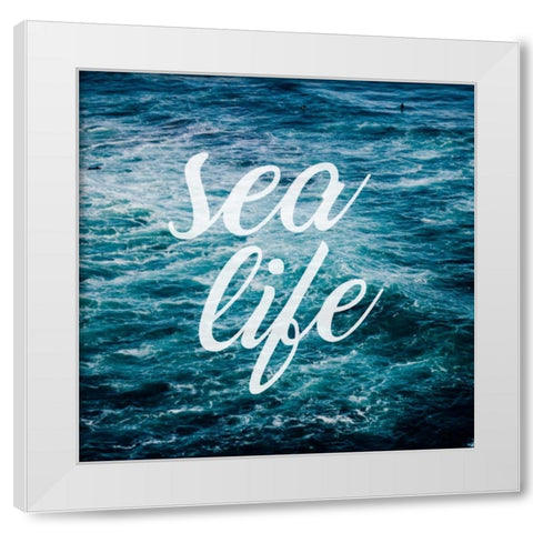 Insta M White Modern Wood Framed Art Print by Alvarez, Cynthia