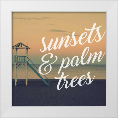 Insta P White Modern Wood Framed Art Print by Alvarez, Cynthia
