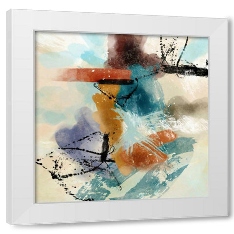 Mix A White Modern Wood Framed Art Print by Alvarez, Cynthia
