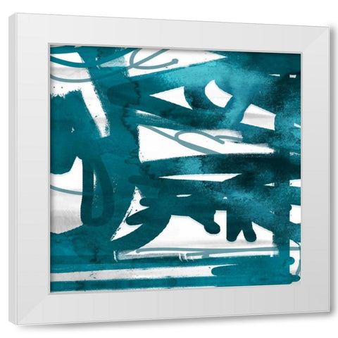 Option 2 White Modern Wood Framed Art Print by Alvarez, Cynthia