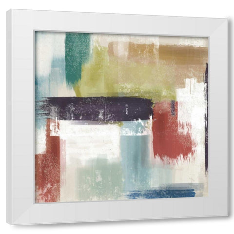 Topical 2 White Modern Wood Framed Art Print by Alvarez, Cynthia