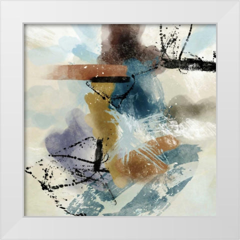 Fuse 1 White Modern Wood Framed Art Print by Alvarez, Cynthia