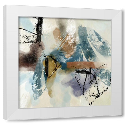 Fuse 2 White Modern Wood Framed Art Print by Alvarez, Cynthia