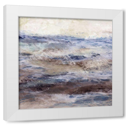 Currents 1 White Modern Wood Framed Art Print by Alvarez, Cynthia