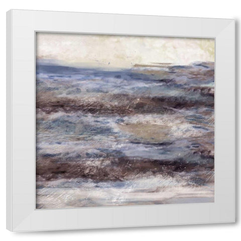 Currents 2 White Modern Wood Framed Art Print by Alvarez, Cynthia