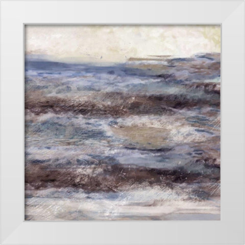 Currents 2 White Modern Wood Framed Art Print by Alvarez, Cynthia
