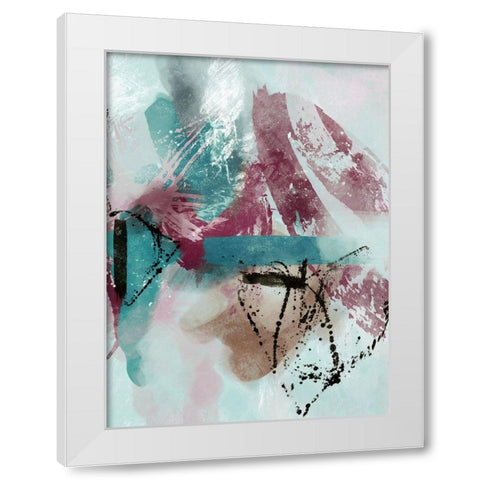 The Fuse 2  White Modern Wood Framed Art Print by Alvarez, Cynthia