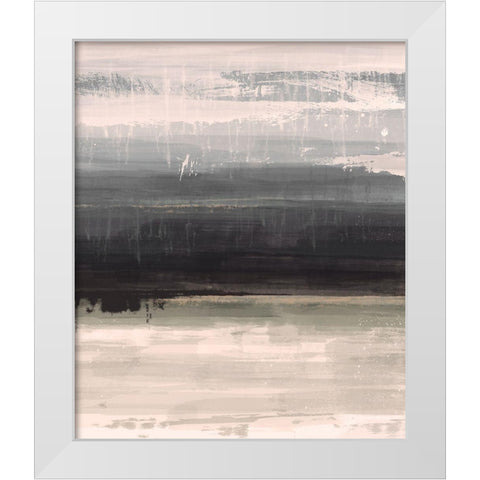 Neutral Radiantness A White Modern Wood Framed Art Print by Alvarez, Cynthia
