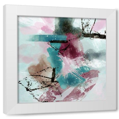 The Fuse A White Modern Wood Framed Art Print by Alvarez, Cynthia