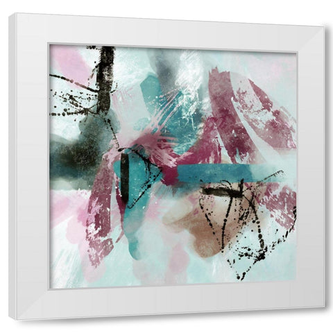 The Fuse B White Modern Wood Framed Art Print by Alvarez, Cynthia