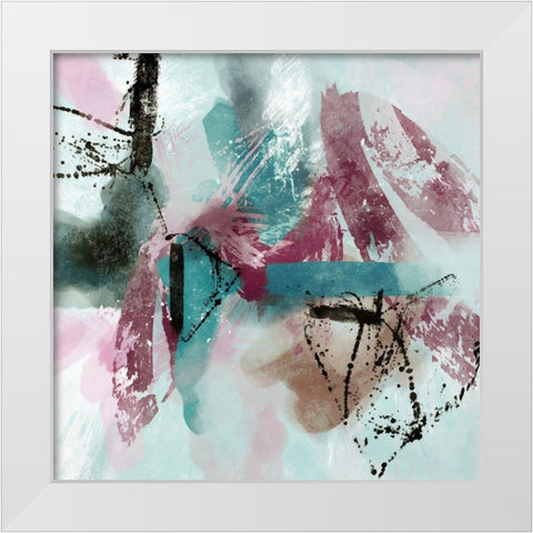 The Fuse B White Modern Wood Framed Art Print by Alvarez, Cynthia