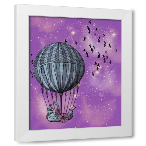 Dream Balloon White Modern Wood Framed Art Print by Davis Ashley