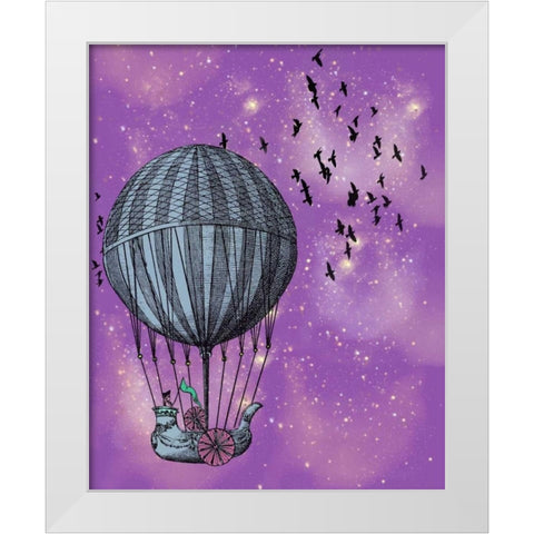 Dream Balloon White Modern Wood Framed Art Print by Davis Ashley