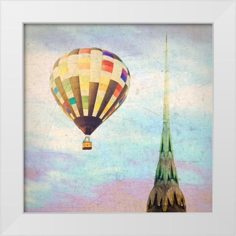Chrysler Balloon White Modern Wood Framed Art Print by Davis, Ashley