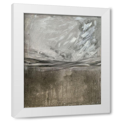 Inclination 2 White Modern Wood Framed Art Print by Brown, Denise