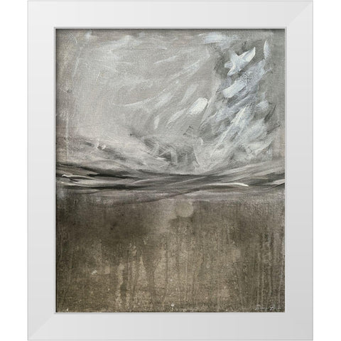 Inclination 2 White Modern Wood Framed Art Print by Brown, Denise
