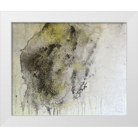 Falling 2 White Modern Wood Framed Art Print by Brown, Denise