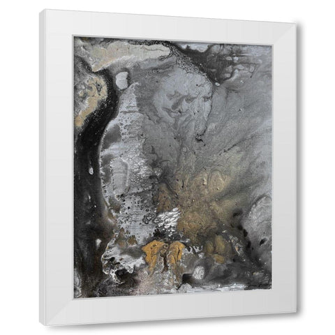 Emptiness White Modern Wood Framed Art Print by Brown, Denise