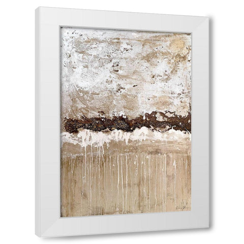 Rainy Day 2 White Modern Wood Framed Art Print by Brown, Denise