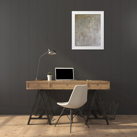 Texture White Modern Wood Framed Art Print by Brown, Denise