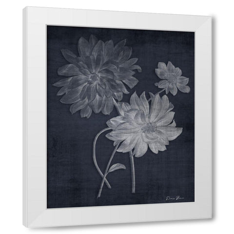 Botanical Edge 1 White Modern Wood Framed Art Print by Brown, Denise