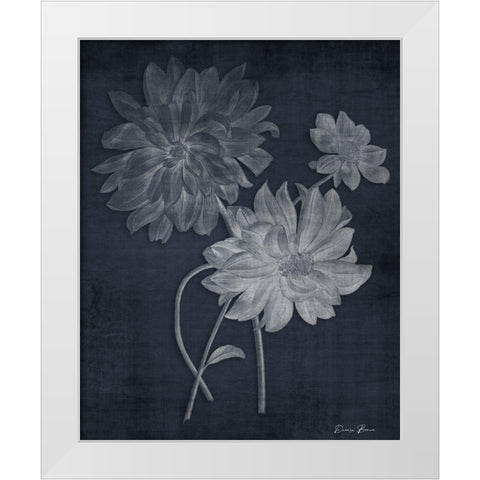 Botanical Edge 1 White Modern Wood Framed Art Print by Brown, Denise
