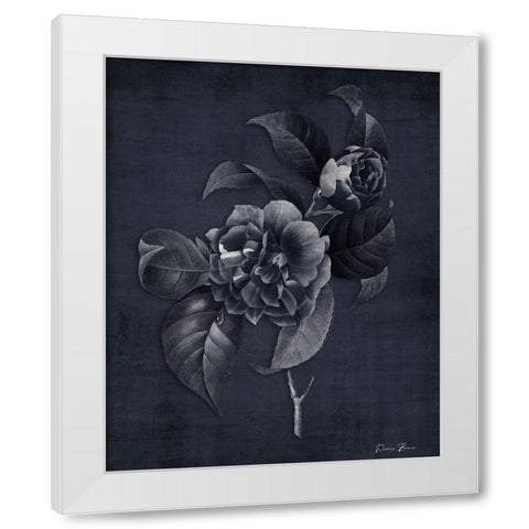 Botanical Edge 3 White Modern Wood Framed Art Print by Brown, Denise