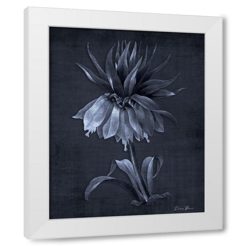Botanical Edge 4 White Modern Wood Framed Art Print by Brown, Denise