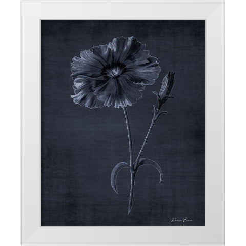 Botanical Edge 5 White Modern Wood Framed Art Print by Brown, Denise