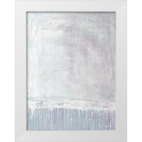 Lilac Lane 1 Pantones 5 White Modern Wood Framed Art Print by Brown, Denise