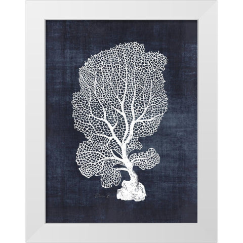 Sea Fan 1 White Modern Wood Framed Art Print by Brown, Denise