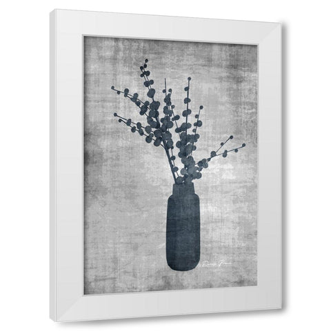 Azure 2 v2 White Modern Wood Framed Art Print by Brown, Denise