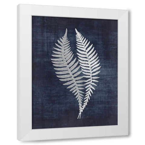 Fern 2 White Modern Wood Framed Art Print by Brown, Denise