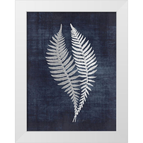Fern 2 White Modern Wood Framed Art Print by Brown, Denise