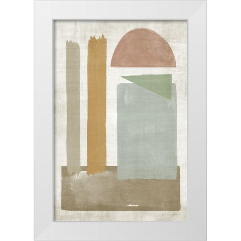 In the Day 2 White Modern Wood Framed Art Print by Brown, Denise