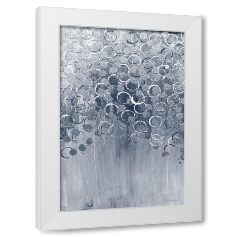 Beautiful Blue 1 White Modern Wood Framed Art Print by Brown, Denise