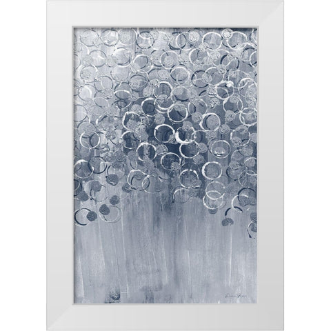 Beautiful Blue 1 White Modern Wood Framed Art Print by Brown, Denise