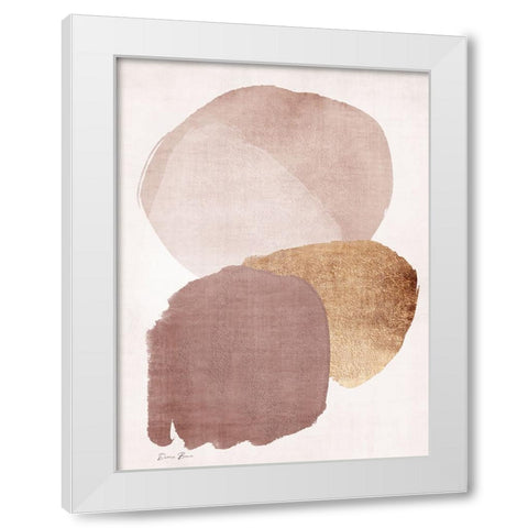 Organic Textures 2 White Modern Wood Framed Art Print by Brown, Denise