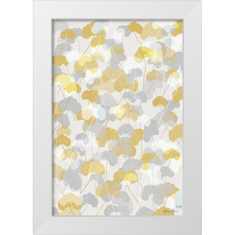 Ginkgo Fields 2 White Modern Wood Framed Art Print by Brown, Denise