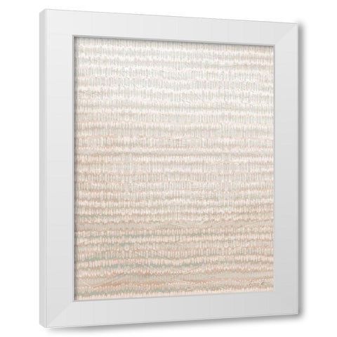 Quiet Waves 1 2.0 White Modern Wood Framed Art Print by Brown, Denise