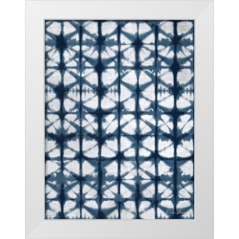 Shibori 1 White Modern Wood Framed Art Print by Brown, Denise