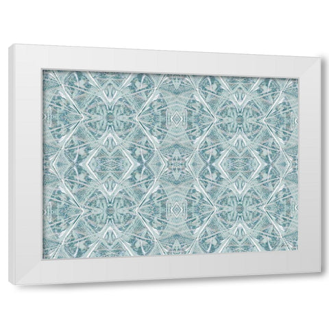 Crossed 2 White Modern Wood Framed Art Print by Brown, Denise