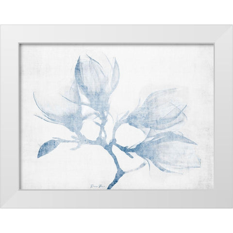 Floral Study White Modern Wood Framed Art Print by Brown, Denise