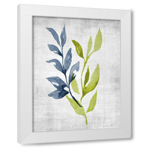 Balance 2 White Modern Wood Framed Art Print by Brown, Denise