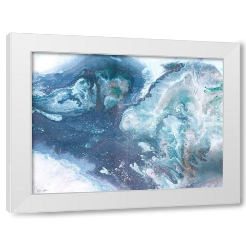 Grace White Modern Wood Framed Art Print by Brown, Denise