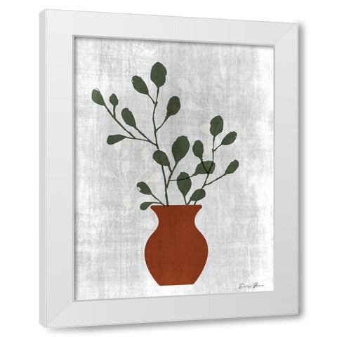 Urban Floral 2 White Modern Wood Framed Art Print by Brown, Denise